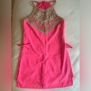 Lilly Pulitzer Pink Pearl Romper, Size 00